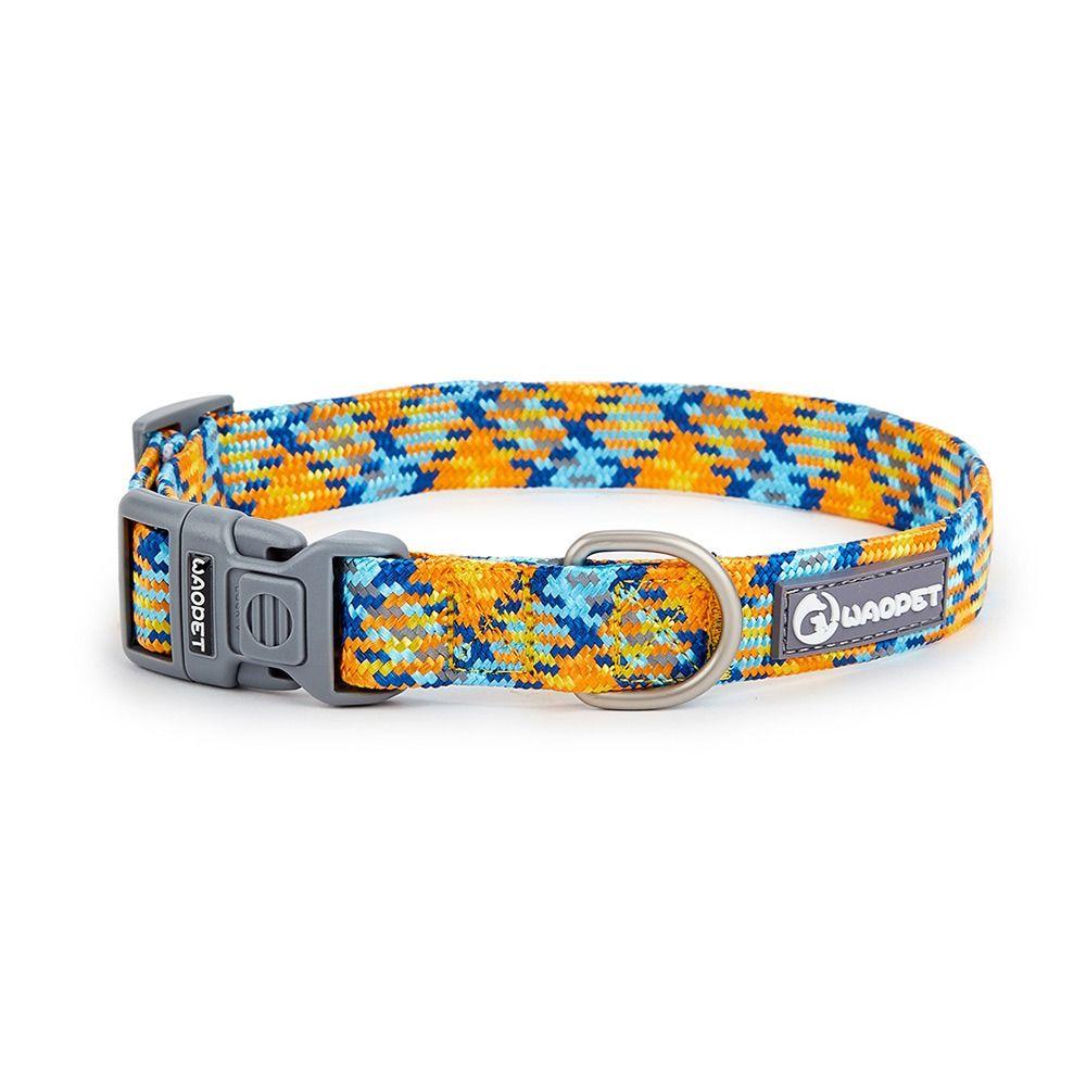 Светоотражающий ошейник для собак в ночное время Нейлоновые ошейники для кошек Аксессуары для домашних животных Ошейник для выгула собак Pet