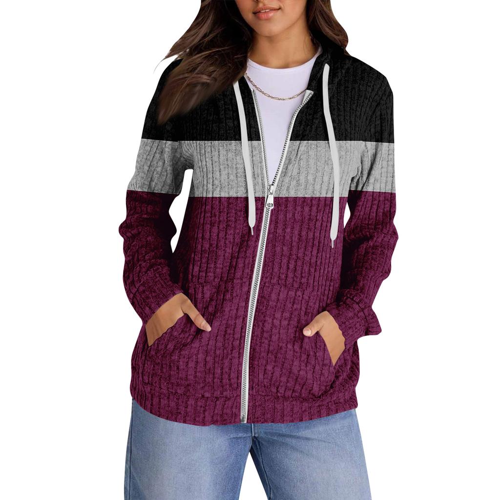 Hoodies For Women Trendy Tops Casual Fall Fashion Long Sleeve Sweatshirt With Pockets Pullover Lightweight