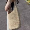 Premium Raffia Hand-woven Bag New Shoulder Straw Bag Large Capacity Seaside Vacation Tote Bucket Bag