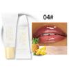 Оттеночный бальзам для губ Moist Crystal Clear Jelly Lip Oil Lasting Moisturizing Lip Balm Smooth Line Pot Gloss Glass Fruit Fragrance, цвет-04