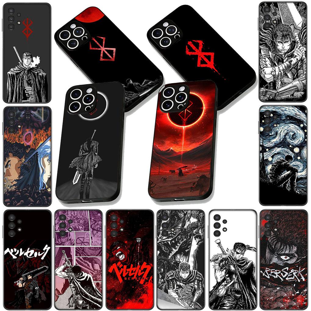 Soft Cover for Xiaomi Redmi Note 13 14 ProPlus A3 Pro Plus 13C Pro+ Note13 Note14 Coque Phone Case Berserks Guts Cartoon