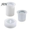 Easy Clean Perfume Bottle Mold 2/3Pcs DIY Silicone Mold, Spray Making Mould, Pump Epoxy Casting Container Resin Gift for Crafting Enthusiasts