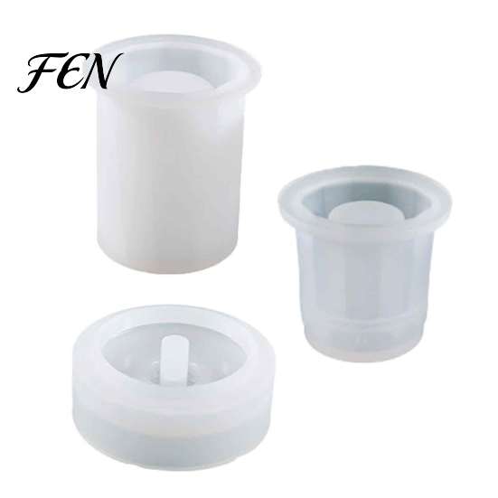 Easy Clean Perfume Bottle Mold 2/3Pcs DIY Silicone Mold, Spray Making Mould, Pump Epoxy Casting Container Resin Gift for Crafting Enthusiasts