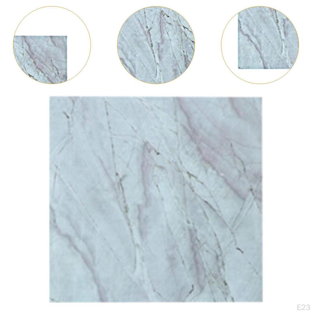 Backsplash Wall Tile Sticker Imitation Marble PVC Modern Panel Wallpaper for
