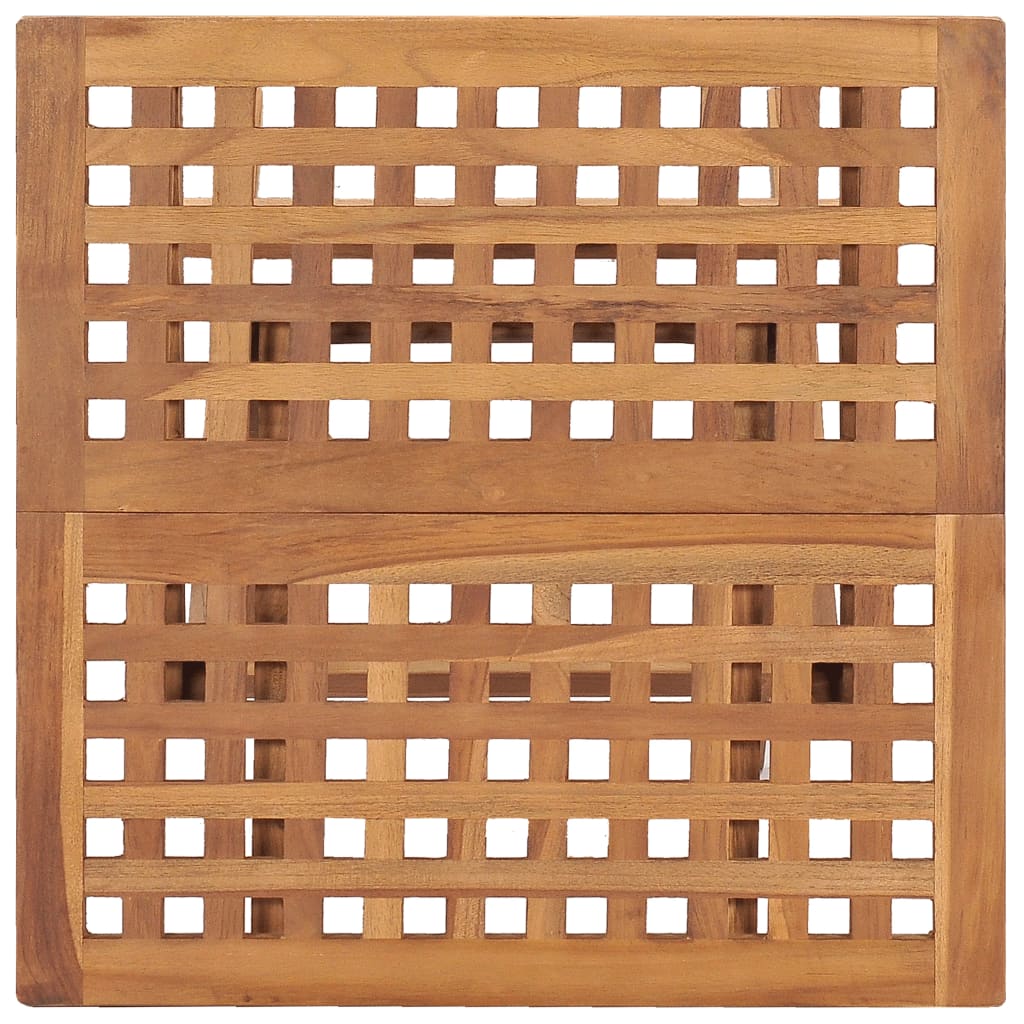 Foldable Garden Table 50 x 50 x 50 cm Solid Teak Wood