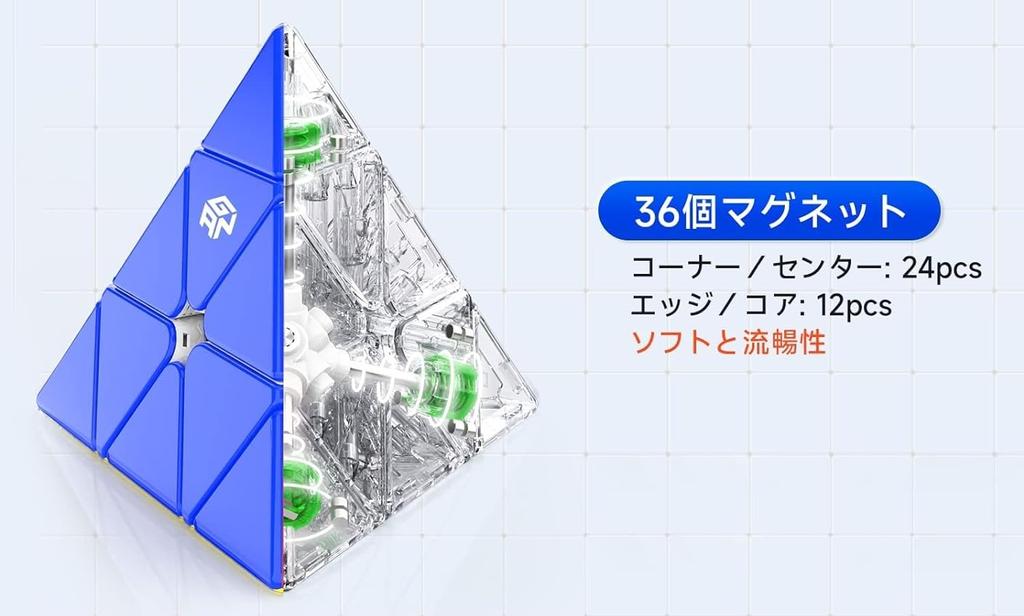 Solution Procedure Manual GAN Pyraminx Standard 3D Puzzle with Magnet Pyraminx Triangle Pyramid Stickerless GANCUBE Solution Procedure Manual GAN Bag