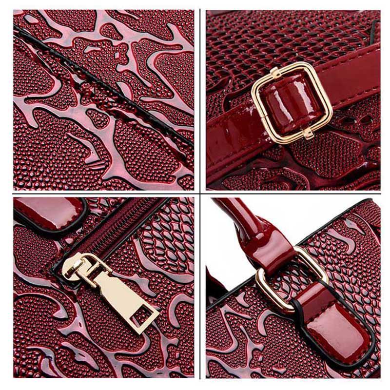 Модная кожаная женская сумка Yogodlns