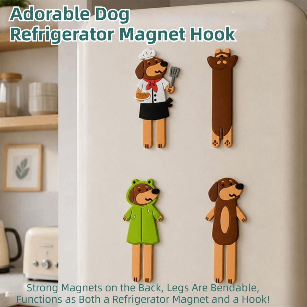 Creative Cartoon Fridge Magnets 3D Animal Phone Holder Funny Fridge Magnetic Hook Home Decoration