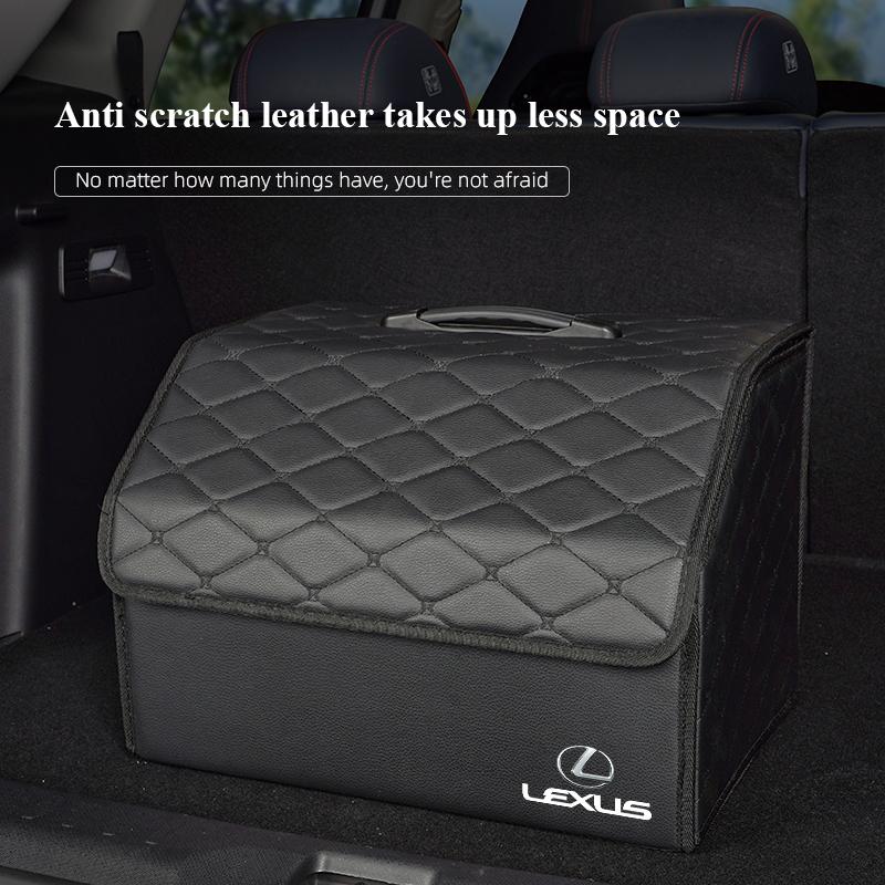 SFSE5 Car Trunk Organizer Box Foldable Storage Bag Tidying Tools For Lexus F SPORT ES RX NX LS UX LM LX GX LC RZ IS CT GS RC HS SC TX