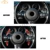 Carbon Fiber Steering Wheel DSG Shift Paddles Extension Shifter For BMW 1-7 Series F10 F18 F30 F35 F34 F22 F32 F07 F48 X5 X6