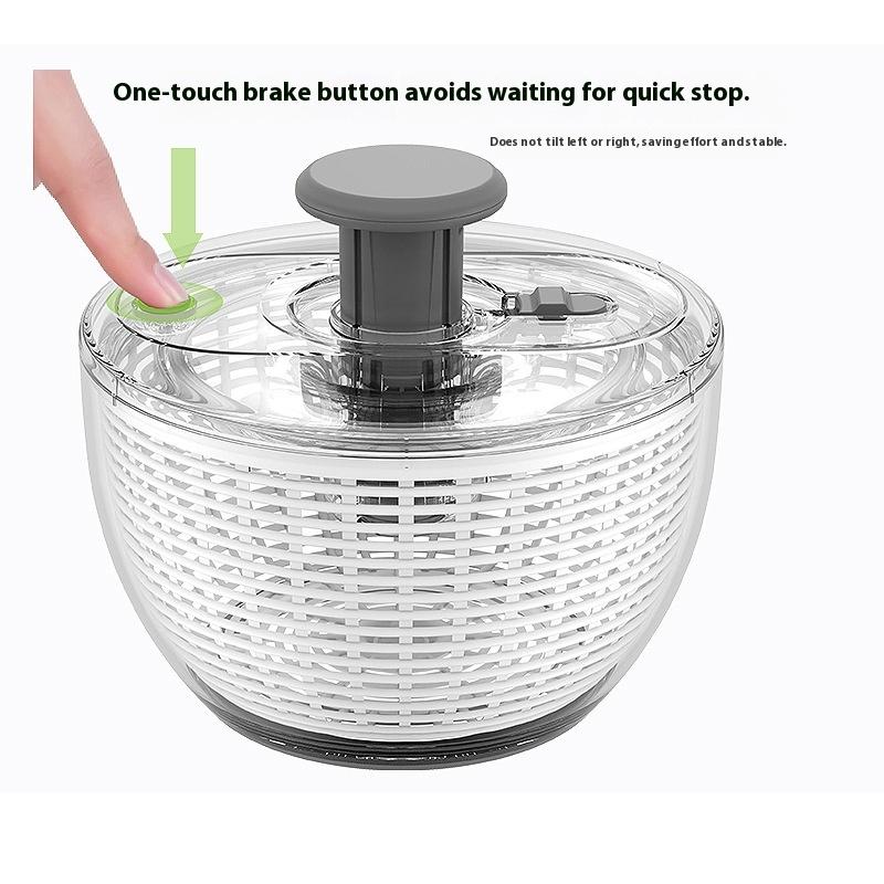 Press Fruit and Vegetable Dehydrator Multifunctional Vegetable Salad Fitness Meal Dryer Household Drain Basket