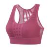 Large Size Hollow Back Sports Bra for Women Shockproof Vest Gathered Running Yoga Bra
