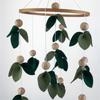 Forest Leaves Wind Chimes for Outside Felt-Windchimes Outdoor Garden Bedroom Home Decorations for Mom Women Wife Gift