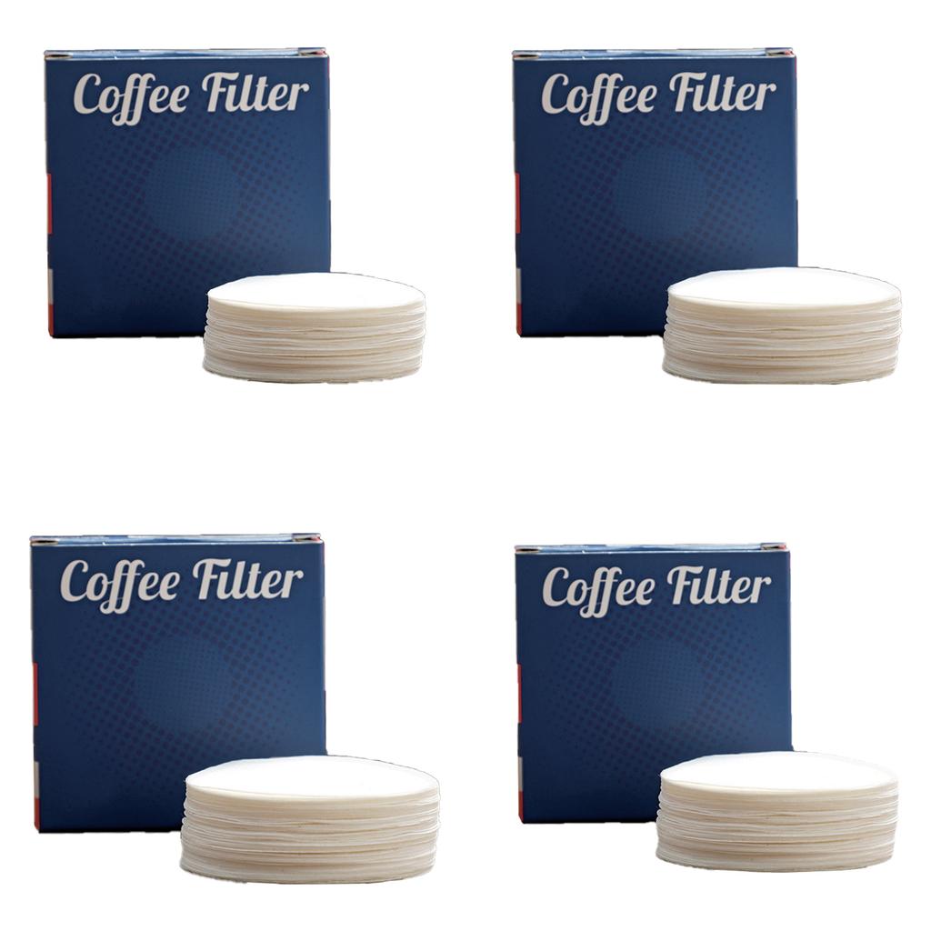 100Pcs Not Decolorant Coffee Filter Papers for Espresso Machine Handle Heat Resistant Coffee Filters Accessories