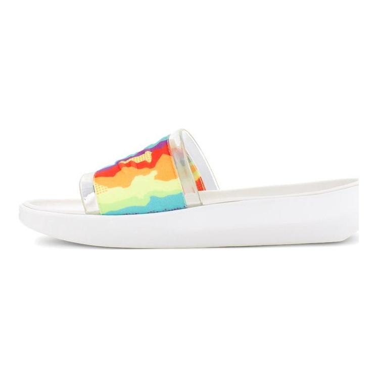 UGG Шлепанцы Cali Collage Outdoor на плоской подошве, женские, с радужной полоской, 1120001-RSTR