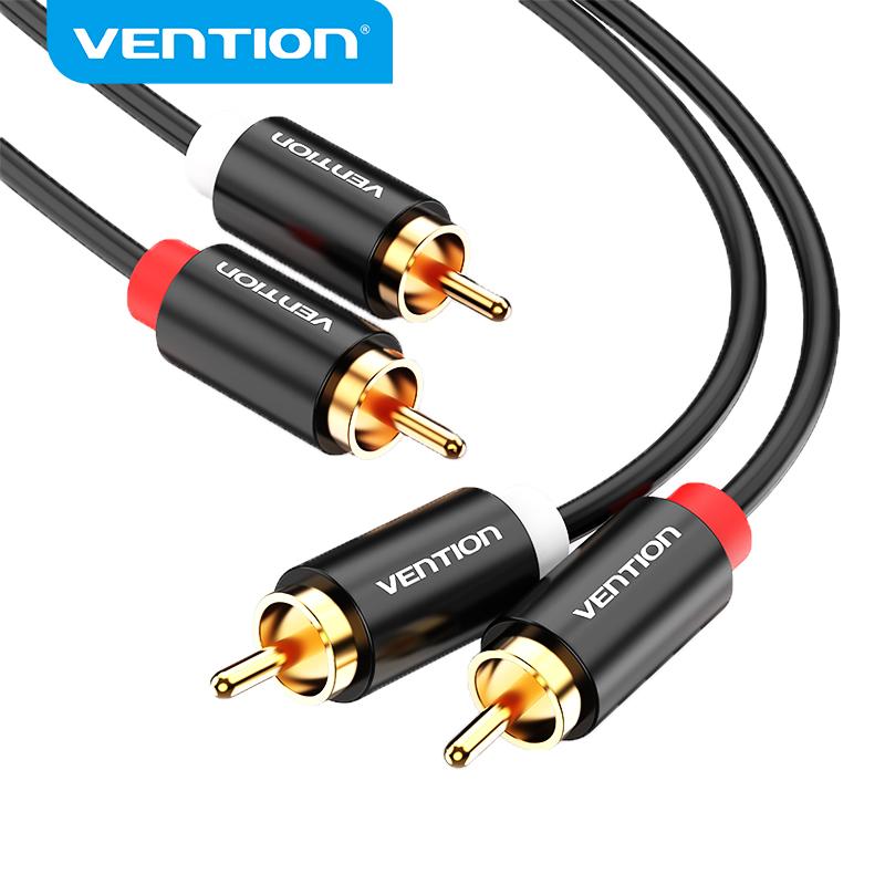 Vention 2RCA To 2RCA Audio Cable Male To Male for Home Theater DVD 1m1.5m2m Cable
