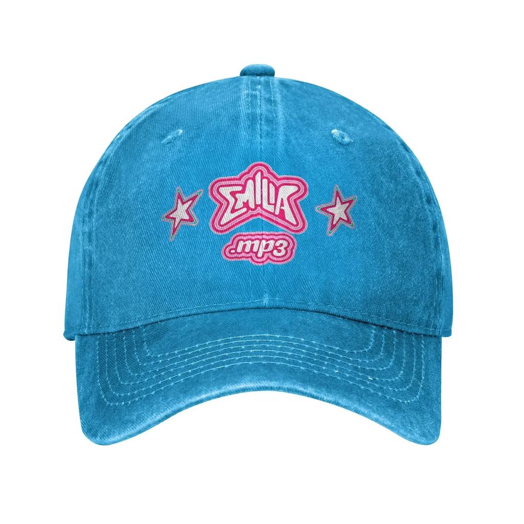 Emilia Mernes mp3 Logo Headwear Baseball Cap Men Women Casual  Caps Hat Adjustable Trucker Hat