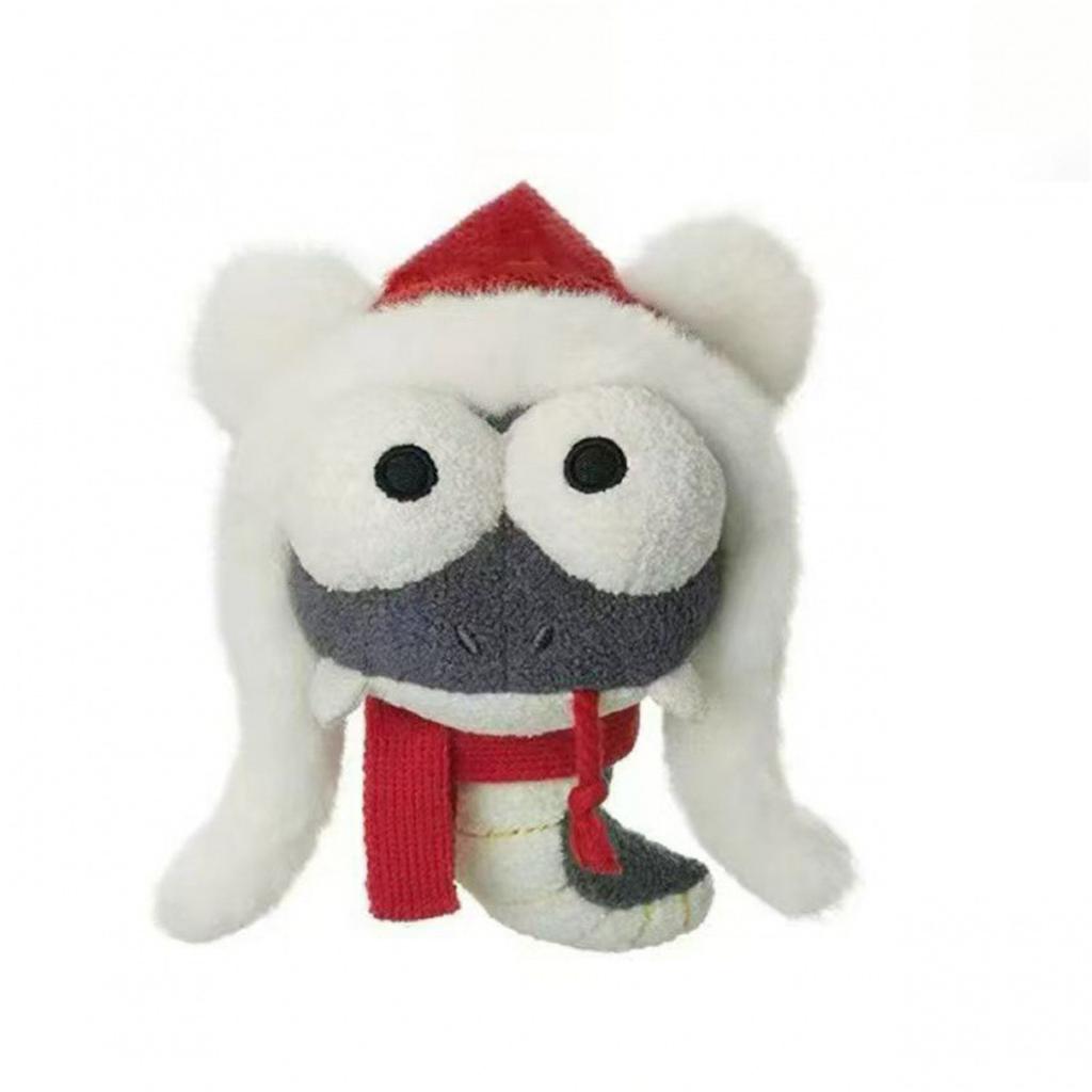 Талисман года змеи, китайская земля, голова змеи, кукольная голова, хвост змеи, плюшевая игрушка, брелок, 3D