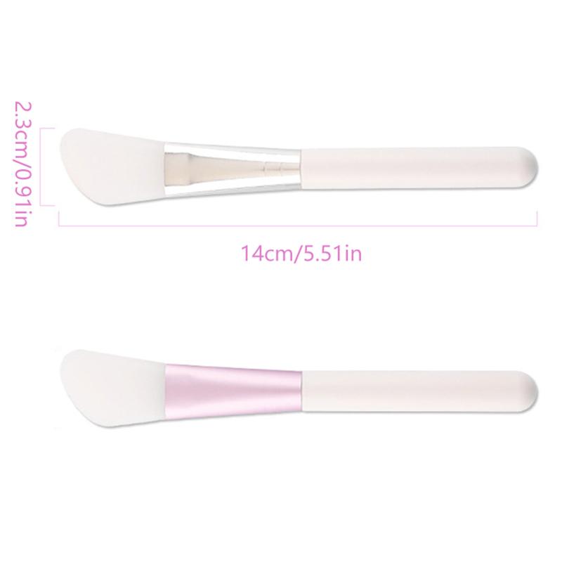 1/2 шт. Белая силиконовая кисть для макияжа, для лица, профессиональные кисти для нанесения грязевых и кремовых масок, инструмент для красоты, для ухода за кожей, для нанесения основы, геля, косметики