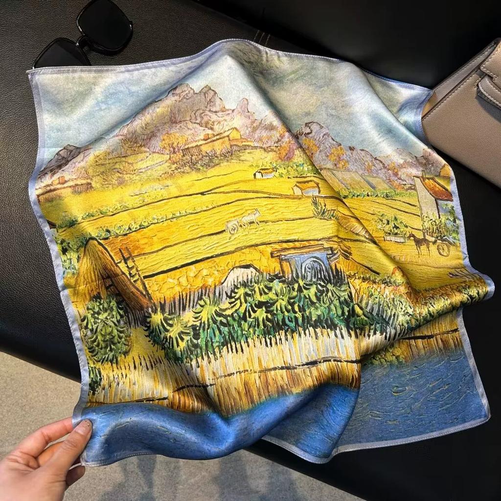 100% натуральный шелковый шарф женский бандана квадратные шарфы шарф платок шелковица мода роскошь высокое качество хиджаб платок женский