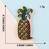 8 Pcs Fruit Style Coco Cactus Shape Cotton Cloth Embroidery Patches Set Embroidered Iron-on Patches Shoes Hat Bag Clothes