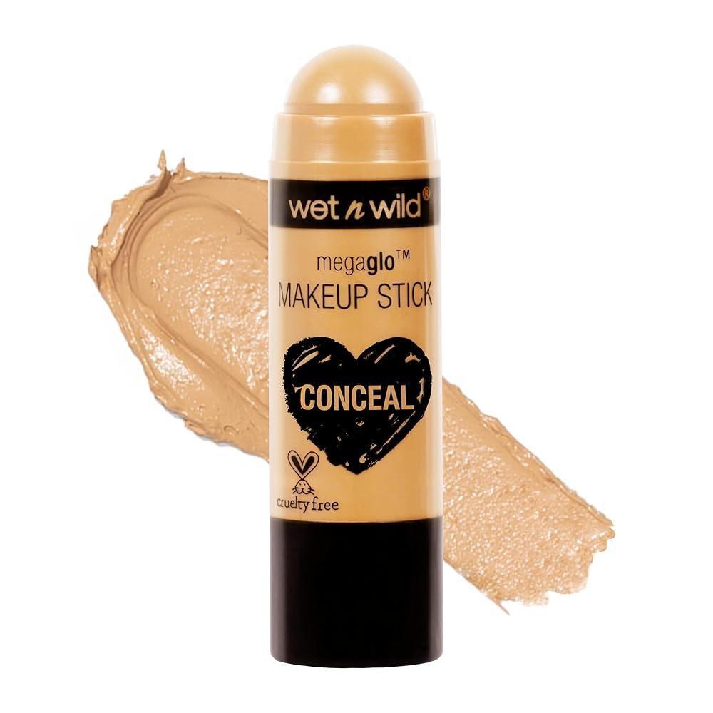 Wet n wild MegaGlo Makeup Stick Building Colors Универсальное использование Не тестируется на животных и подходит для веганов - Peach Bums, You're A Natural, You're A Natural