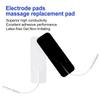 10 шт. самоклеящиеся электроды Tens, накладки, электрический стимулятор мышц Ems, повторно используемые аксессуары для массажного аппарата цифровой терапии