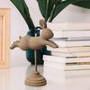 Easter Bunny Sculpture Small Rabbit Figure for Home Tabletop