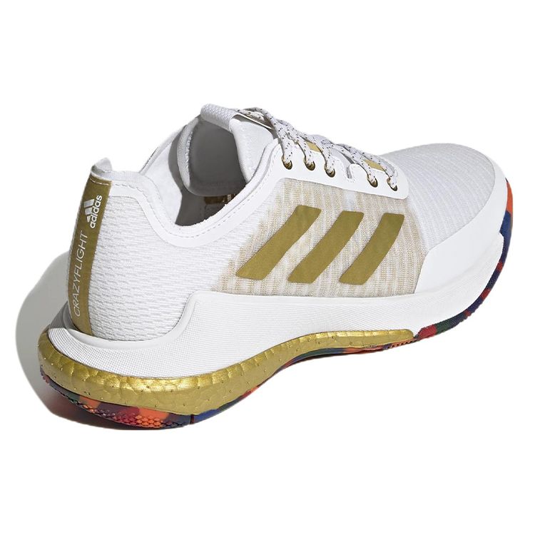 adidas Женские кроссовки Crazyflight White Gold Metallic Cloud-White GY9265