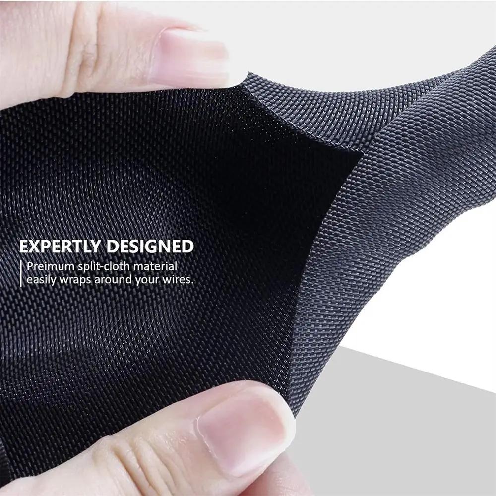 Auto Line Self Closing Power Line Sleeve Tube Insulated Hose Cable Protecter Wrap Pipe Tube Wrap Braided Cable Sleeve