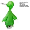 Ночной светильник Green Aliens для гостиной, спальни, ванной комнаты, кухни, украшение дома, настенная светодиодная розетка в форме пришельцев