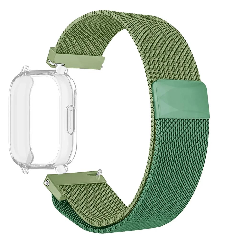 Чехол+Миланский ремешок Для Redmi Watch 5 Active Ремешок ТПУ Мягкий чехол Защитная пленка для экрана Для Redmi Watch 5 Lite Металлический Магнитный ремешок