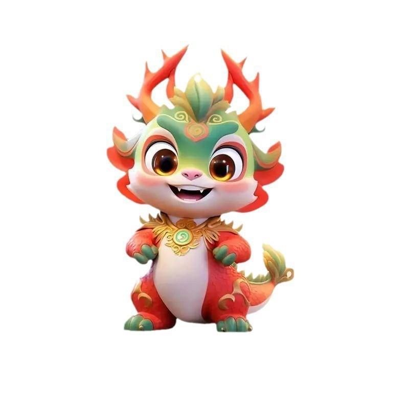 Style Acrylic Cartoon Christmas Tree Car Mirror Charm For Holiday Decoration