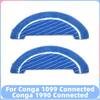 Compatible for Conga 1099 Connected / 1990 Connected Robot Vacuum Spare Parts Main Side Brush Filter Mop Replacement Accessory