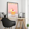 Cartoon Fruit Juice Mojito Aperol Spritz Classic Movie Posters Waterproof Paper Sticker Coffee House Bar Decor Art Wall Stickers