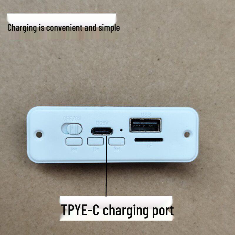Беспаечная плата Bluetooth-динамика с цветной подсветкой: Набор для сборки DIY электронной схемы с панелью MP3-декодера и усилителя
