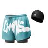 Li Ning Спортивная Модная Коллекция Мужские Плавки Средней Длины LSKU809-1