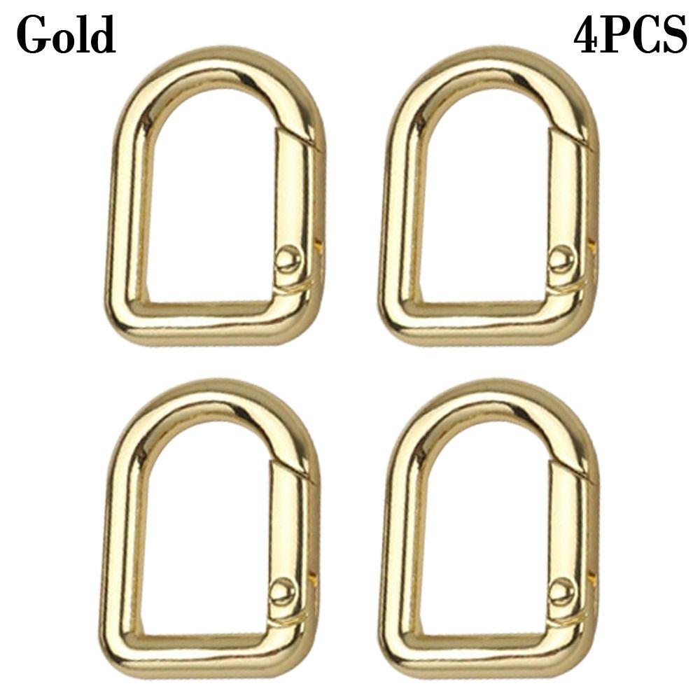 Золото серебро Крючки из цинкового сплава Круглые пружинные защелки-триггеры Пряжки с О-образным кольцом Карабин Кошельки Сумки Защелка-зажим Пряжка для ремня сумки