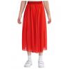 Girls 360 Degrees Double Layer Dance Wear High Waist Elastic Waistband Practice Skirt