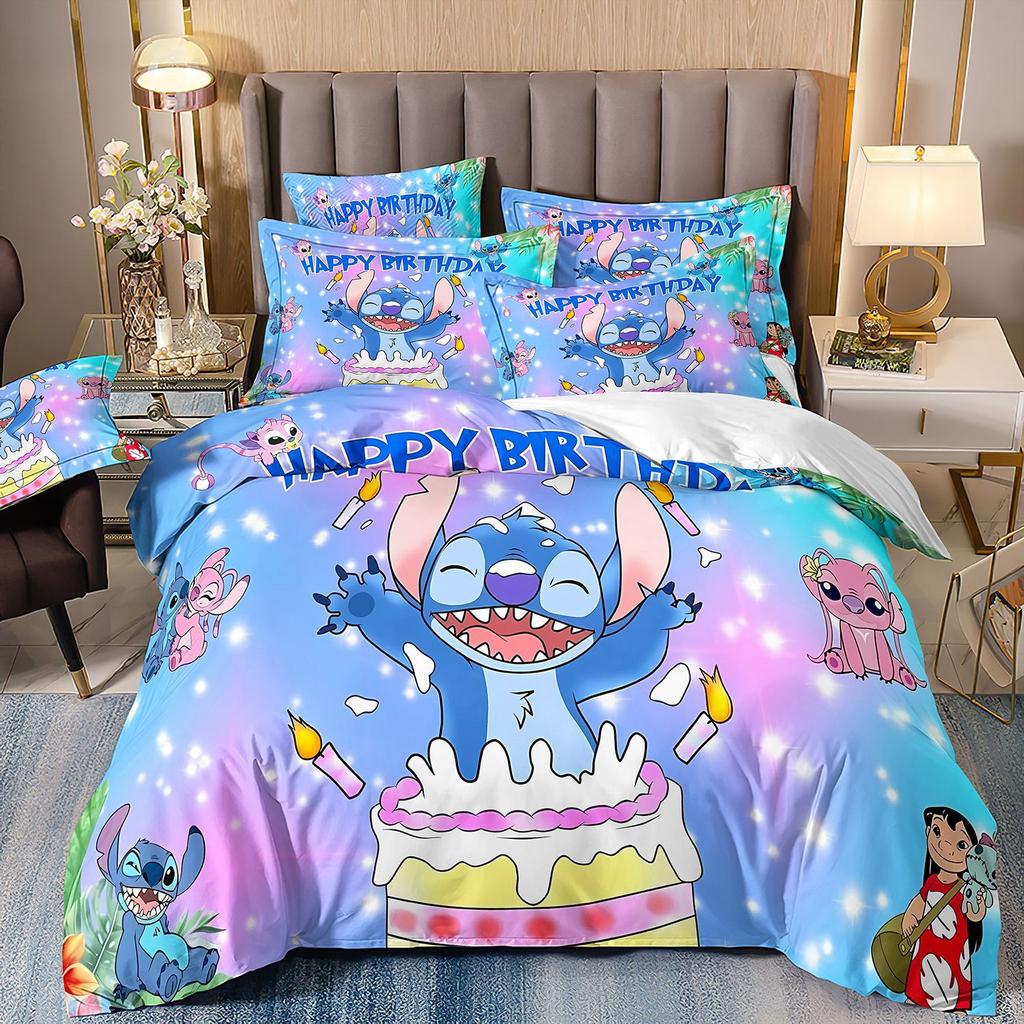 Комплект стеганого одеяла с 3D цифровой печатью Комплект постельного белья из трех предметов Четыре предмета Начальный аукцион