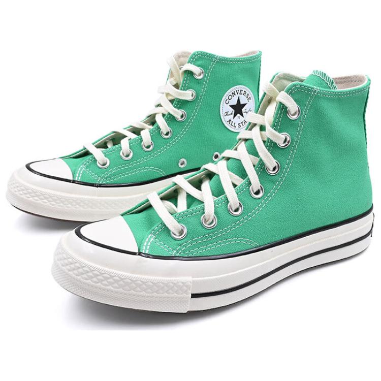 Converse Chuck 70 High Apex Green Unisex Sneakers Egret Black A08613C
