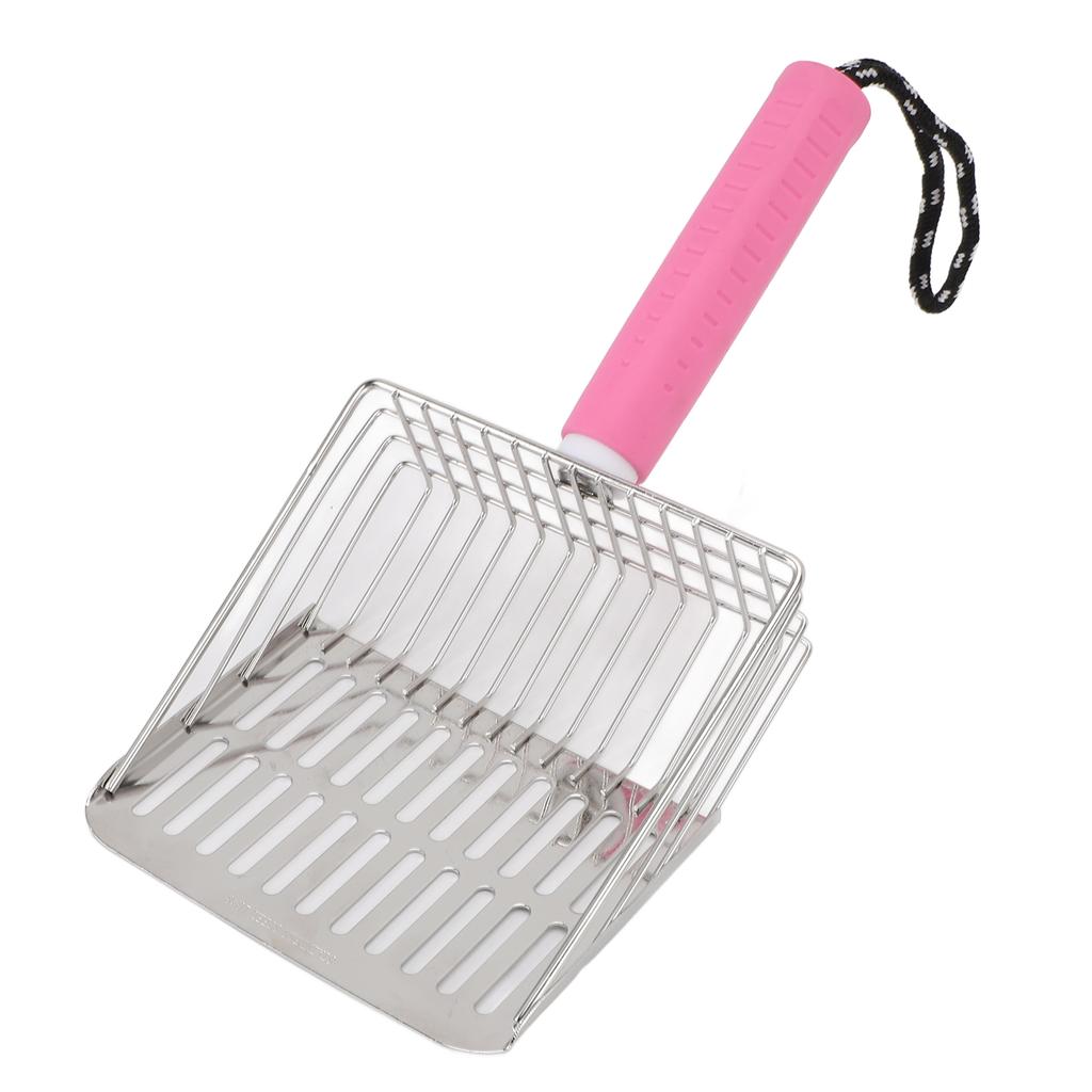 Cat Litter Scoop Detachable Handle Cat Litter Shovel Easy To Clean Stainless Steel Poop Scooper for Litter Box