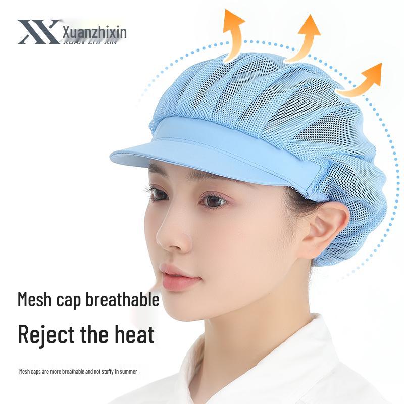 Женский поварской колпак Xuanzhi - Пылезащитный, Защищающий от выпадения волос колпак для кухонного и ресторанного персонала