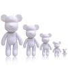 Сделай сам скульптура медведя из жидкой краски Ручная работа кукла Bearbrick Украшения Агрессивный медведь Граффити рисунок Игрушка для родителей и детей Подарок Декор для дома