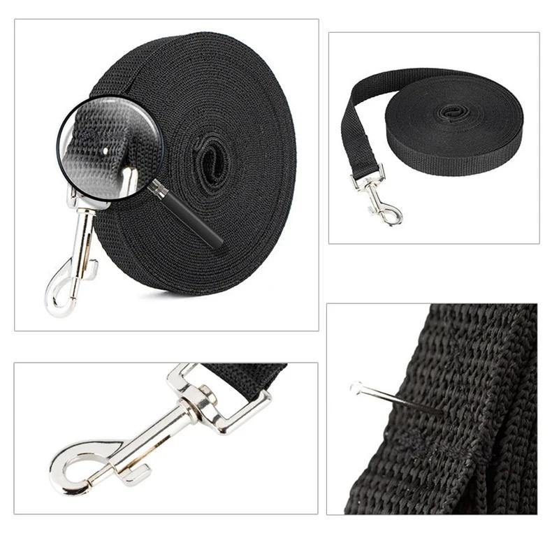 Длинный Прочный Поводок для Домашнего Пса для Прогулок на Открытом Воздухе, Регулируемая Прочная Тренировочная Веревка для Маленьких, Средних и Крупных Собак, Принадлежности для Золотистого Ретривера