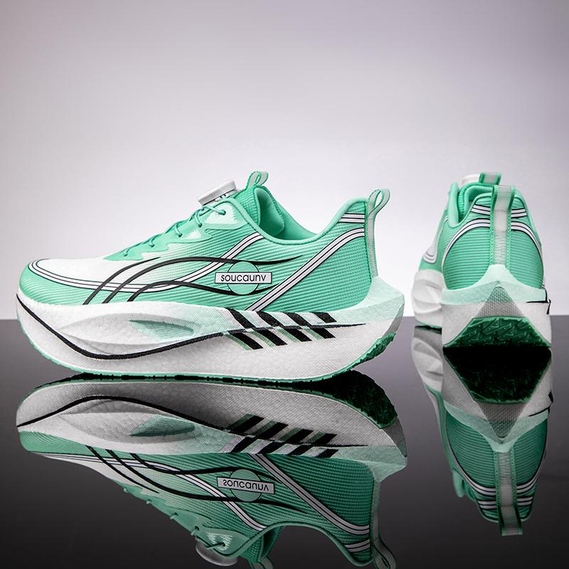 Мужские удобные спортивные нескользящие кроссовки Мужские кроссовки для бега Специальность Карбоновая доска Марафон Спорт Дышащие Легкие