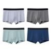 Yiershuang Men's 3A Antibacterial Boxer Briefs 4-Pack