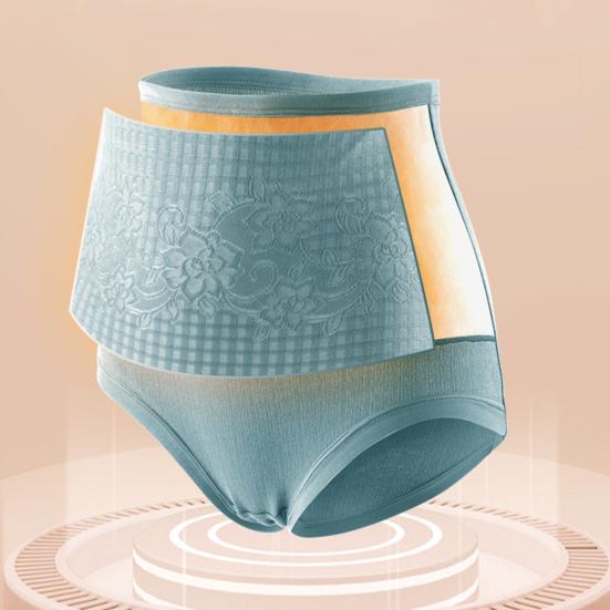 Chic Lady Winter Panties Thermal Abdomen Protection Thermo Clothes Cotton Winter Underpants for Daily Wear