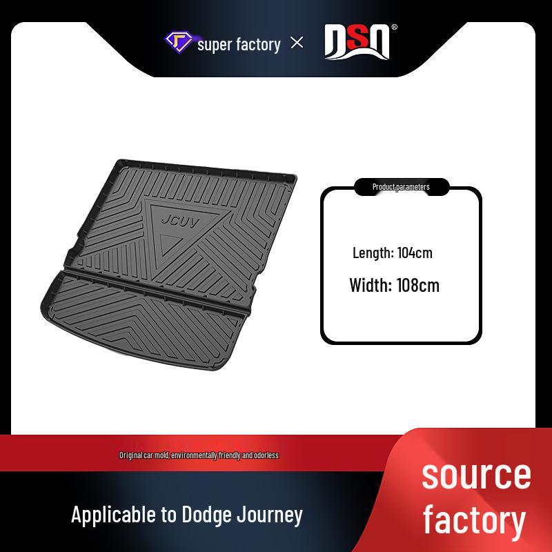 Dodge Car Trunk Mat for Journey, Charger, and Durango