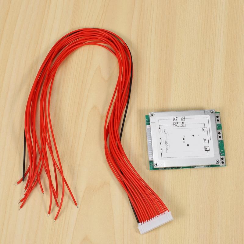 Плата защиты аккумулятора Li-Lipolymer 14S 52V 35A BMS PCB для электровелосипеда Escooter